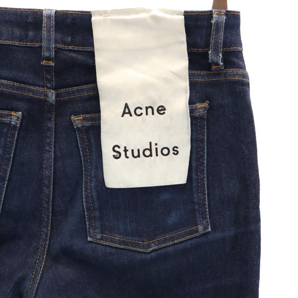 ACNE STUDIOS Skinny denim pants W27 Navy Stretch Jeans Women Used