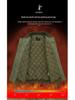 Herren Plus Size Lockere Baumwoll-Baseballjacke - Herbst/Winter Pilot Style Oberbekleidung.