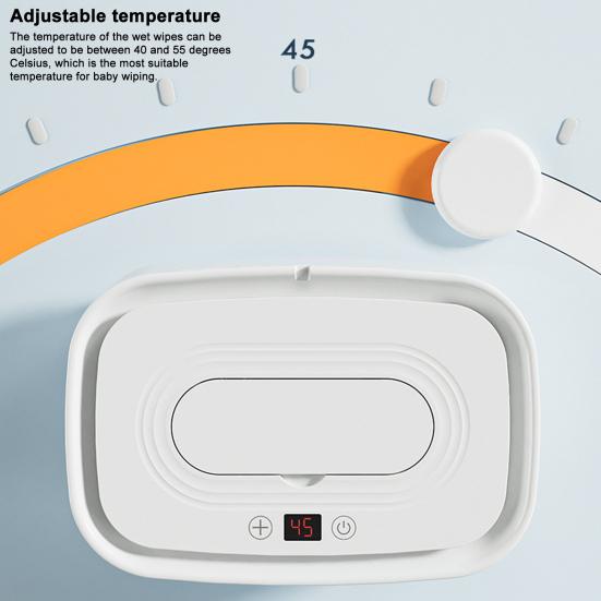 Large Capacity Baby Wipe Warmer 16 Adjustable Heating Modes Portable Home Travel Fast Heating
