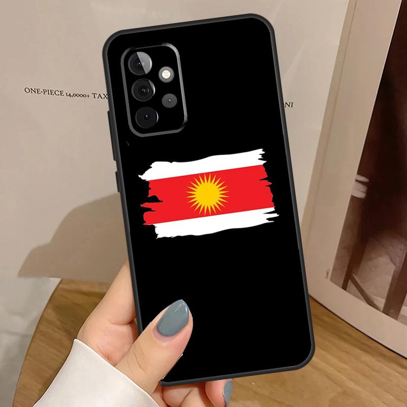 Yazidis Flag Case For Samsung Galaxy A55 A35 A15 A54 A34 A14 A33 A53 A13 A23 A17 A06 A16 A56 A36 A32 A52