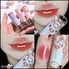 Flower Knows Butterfly Cloud Shoulder Solid Lip Glaze with a Film-Forming Mirror-Like Shine, Lightweight and Natural, Long-Lasting Color Lock