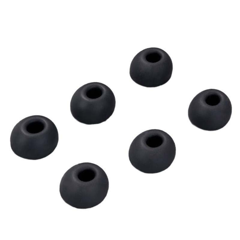 

3 пари М які силіконові насадки для навушників Насадка для навушників Заглушка Чохол для навушників 6i Насадки для навушників чорний