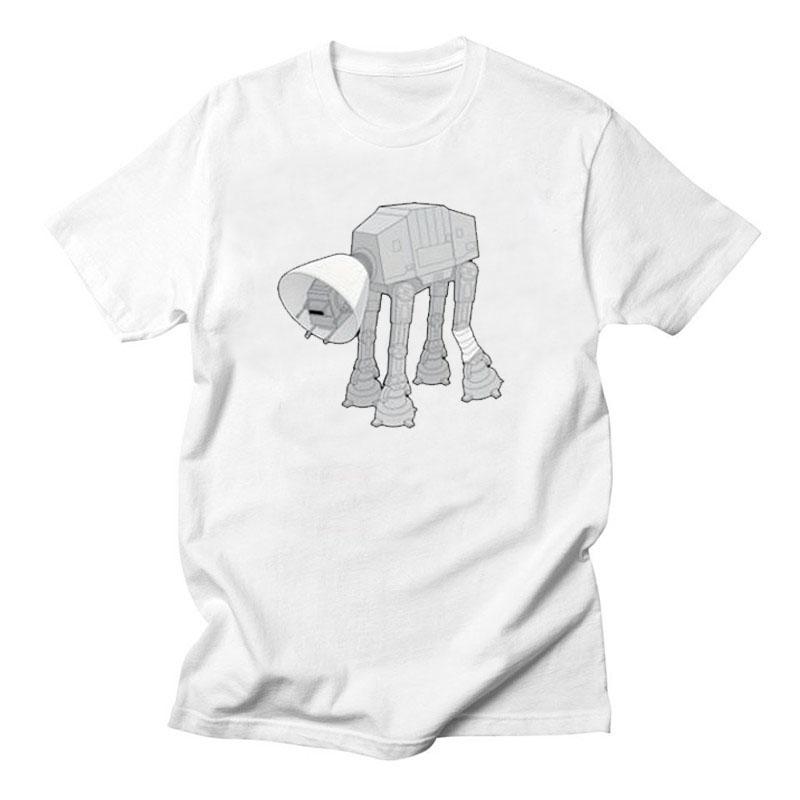 

AT-AT Walker T-Shirt 100% Cotton Vintage Streetwear Unisex Tees O-Neck Stylish Comfortable Versatile Summer Harajuku Casual Tops 4XL