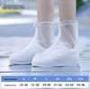 Unisex High-Top Waterproof Shoe Covers: Non-Slip, Thickened, Wear-Resistant, Sandproof & Snowproof Rain Boots.