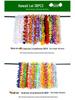 36PCS Hawaiian Lei Necklace Set - Small Size, Perfect for Holiday Events