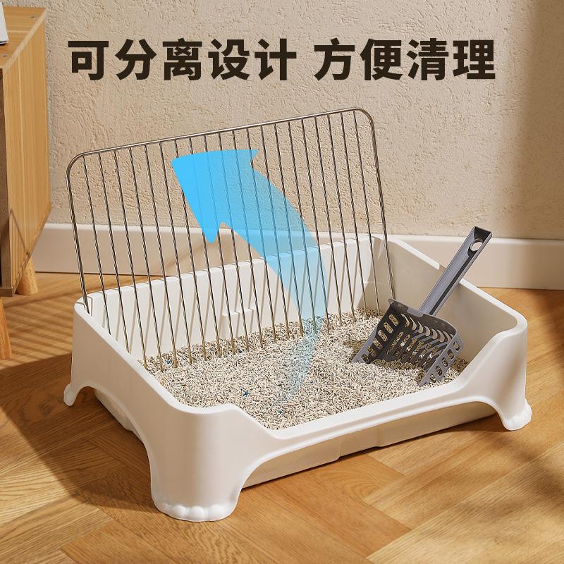 Splash-Proof High-Sided Dog Toilet for Teddy and Poodle - Easy to Clean Pet Loo