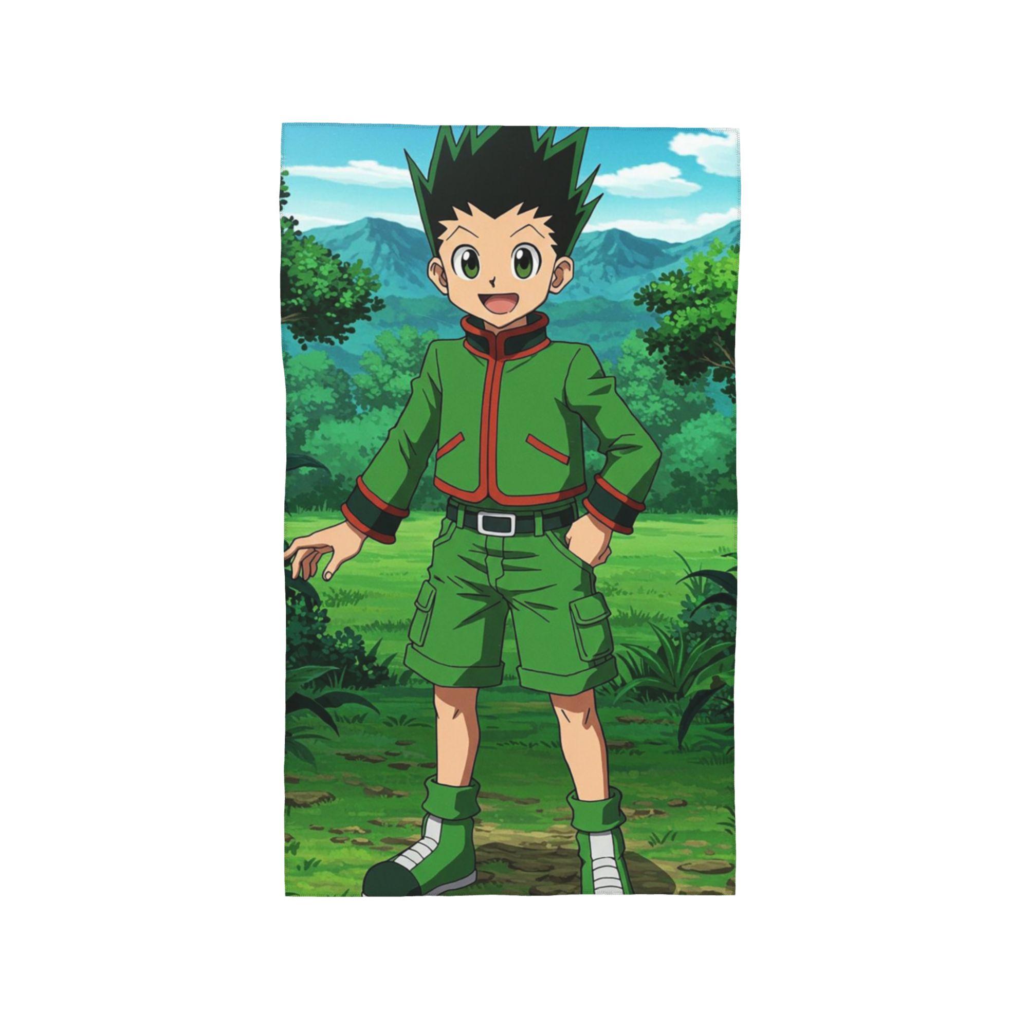 

Anime Hunter X Hunter Soft Face Towel Quick Dry Pool Bath Cotton Towels Absorbent W30*H60(CM)