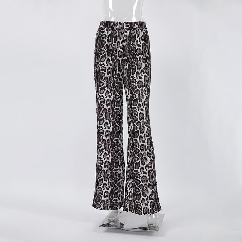 Women's Casual Fashion Striped Floor-Mopping Straight Pants Casual Pants