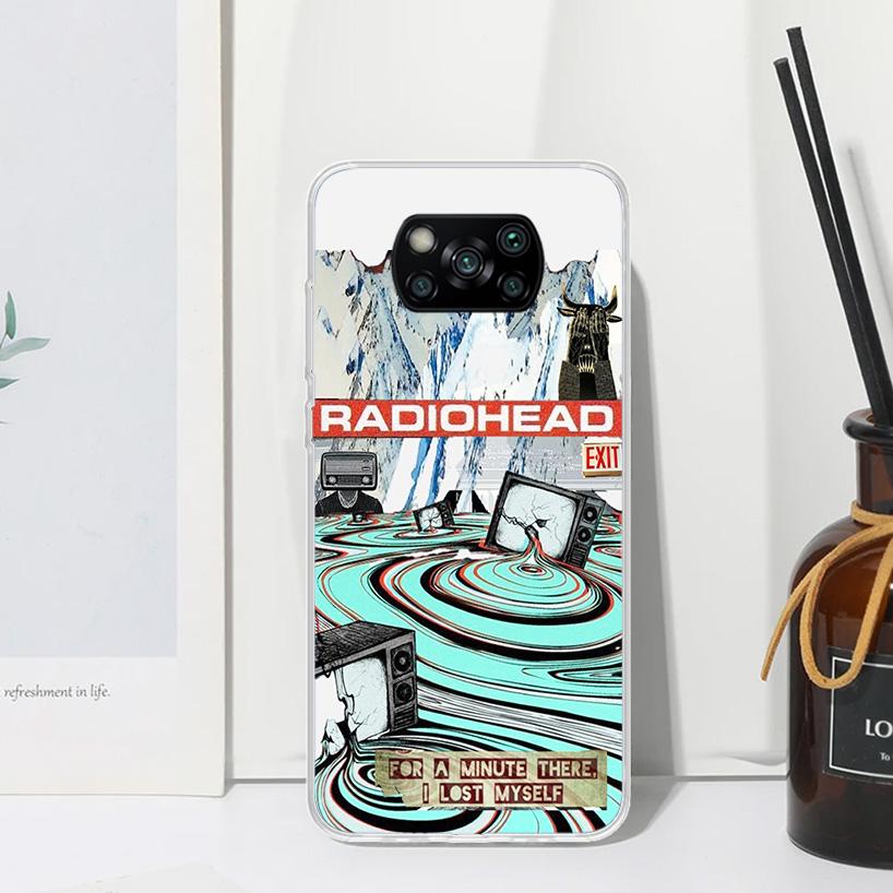 Bnad R-Radiohead Phone Case For Xiaomi Poco X7 X6 X5 M7 M8 Pro F7 Ultra Redmi 15C 15 13C 13 12C 12 10 10C 10A Art Fundas Poco X7