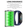 M3 Plus HR Heart Rate Blood Pressure Monitor Fitness Tracker Smart Bracelet