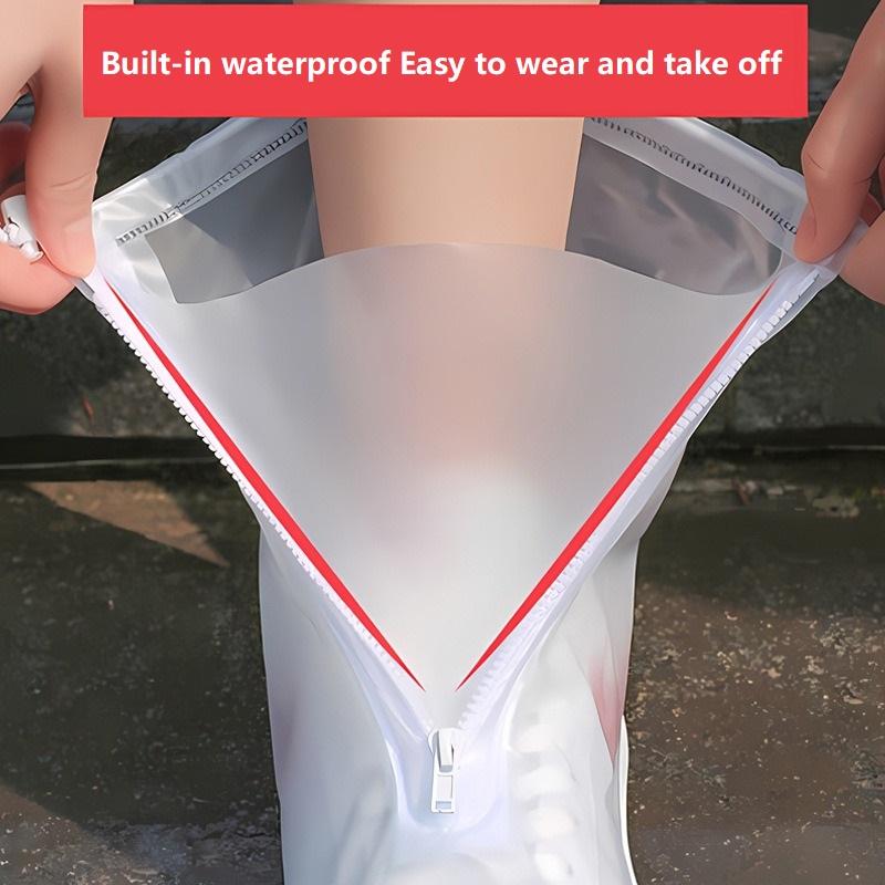 New PVX Waterproof Shoe Covers Shoe Protector Rain Accessories Reusable Shoes Protector Rain Protection XYJ08