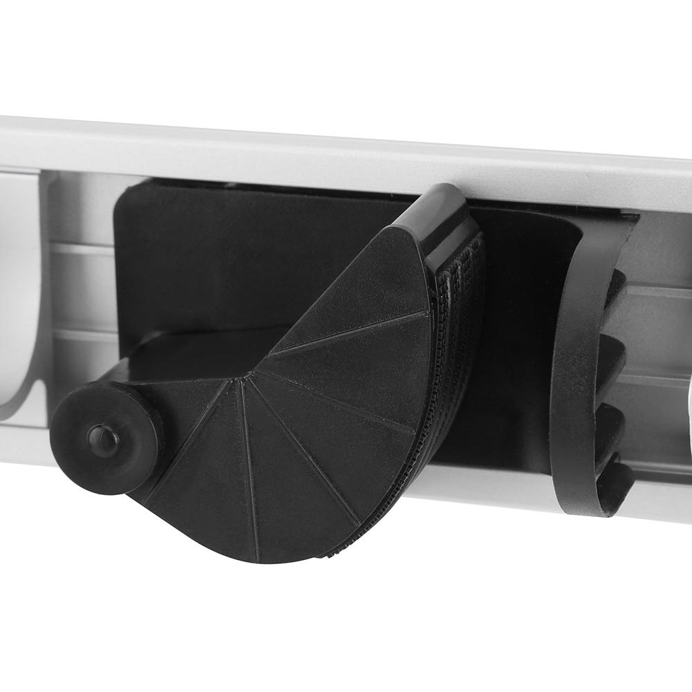 Mop and Broom Holder Rack Wall Mounted Tools Storage Organizer Home Use