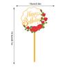 Elegant Happy Birthday Cake Topper For Party Decoration Birthday Cake Toppers Birthday Party Acrylic