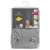 Set of 2 Grey Blackout Curtains 135x240cm - Atmosphera Interior Designer
