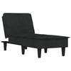 VidaXL Chaise Longue Black Velvet 352847