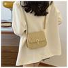 2024 New Fashion Woven Bag Stylish Chain Shoulder Bag For Daily Commuting Beach Bag