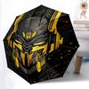 1 Stück Transformers Automatischer Auf-/Zuklappbarer Regenschirm, Winddichte 8-Rippen-Konstruktion, Leichter Reise-Regenschirm für Damen/Herren 12