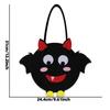Halloween Felt Bat Owl Shaped Children'S Tote Bag Halloween Decor Small Candy Storage Bag Handbag Party Supplies For Kids Gift