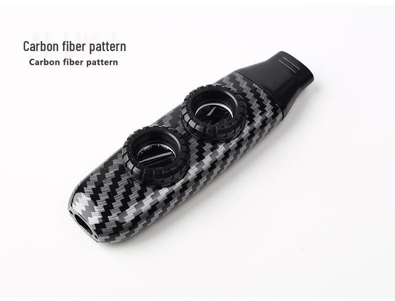 Professional Grade Double Hole Kazoo for Guitar Accompaniment - Large Volume Beginner's Western Musical Instrument