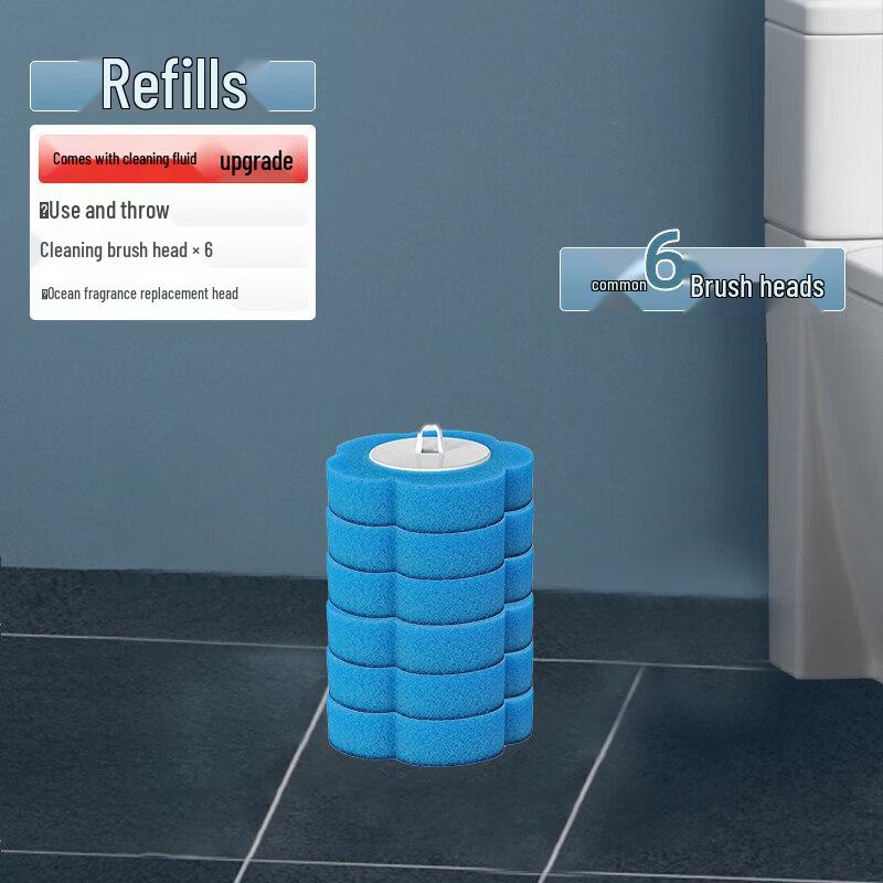LIEI Wall-Mounted Disposable Toilet Brush Set