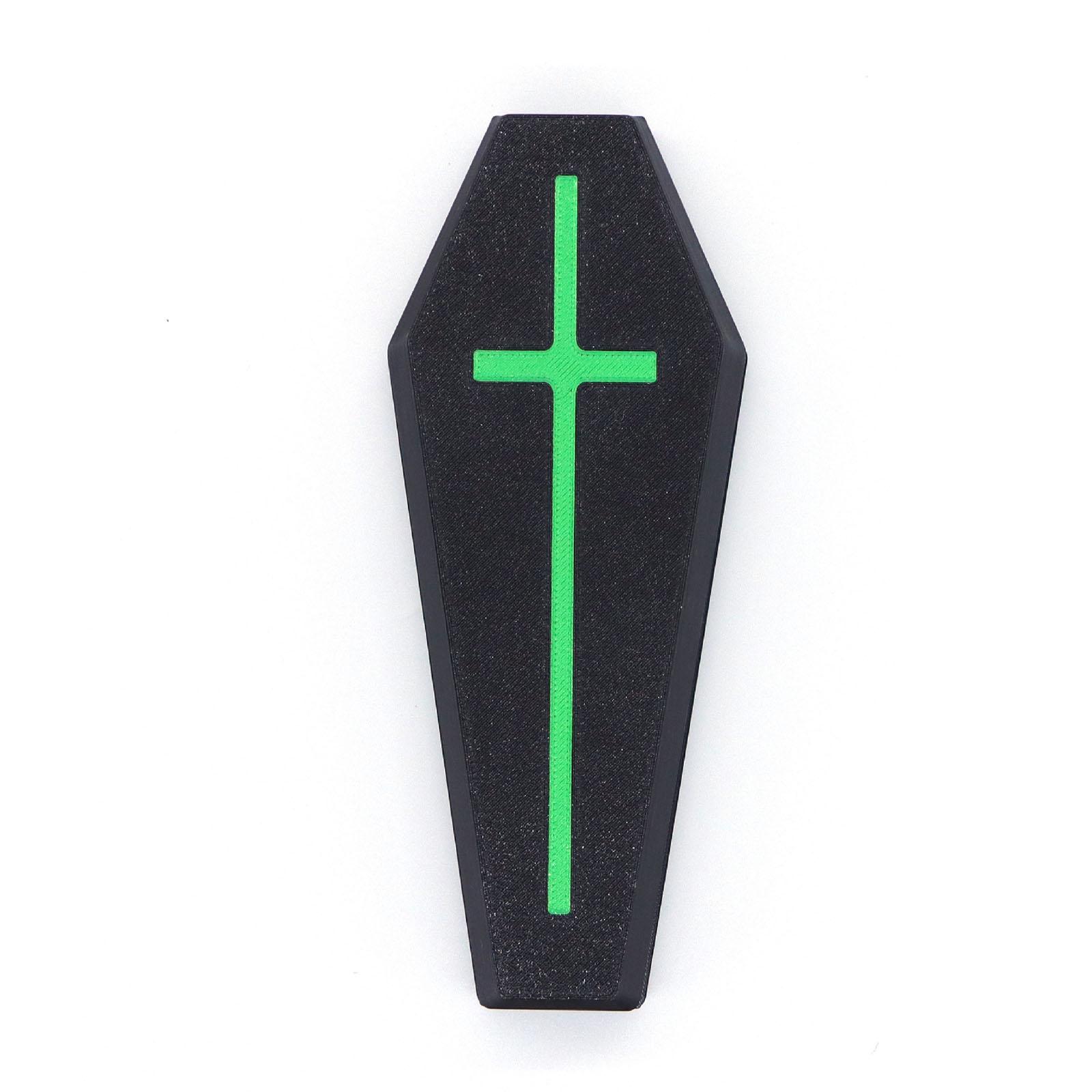 3D Printed Coffin Refrigerator Magnet Coffin Box Plastic Coffin-shaped Box Gothic Prank Item Party Supplies