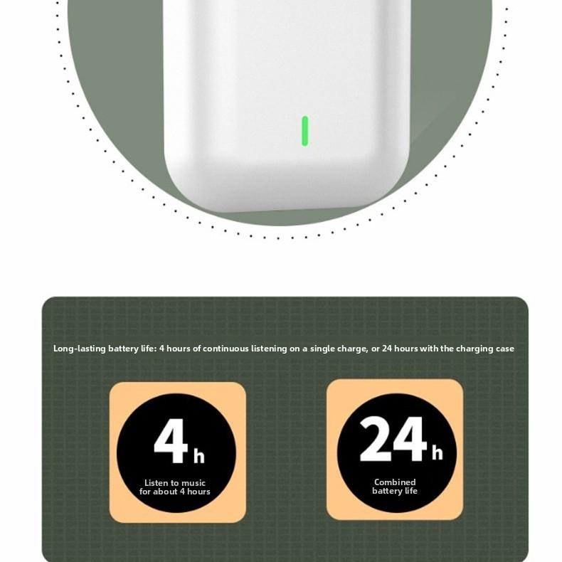 J18 Bluetooth Headphones, Wireless Bluetooth Headphones, Noise-cancelling Private Mold, Tws in-ear Stereo Movement