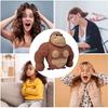 Anti-stress Toy - Gorilla Figurine - Eco-friendly Rubber - Sensory - For Children and Adults