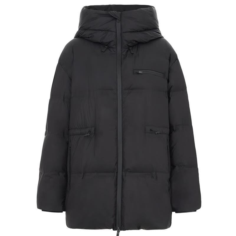 

MO&Co. Женская пуховая куртка с капюшоном на кулиске