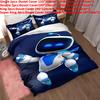 Cartoon Bot Astro Bedding Duvet Cover Pillow Case Set Single Double Bedroom