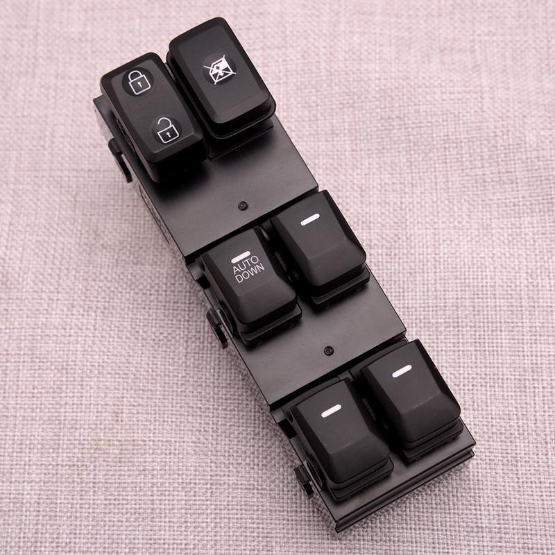 935713W400WK Front Driver Left Door Main Master Power Window Switch Auto Down Fit for Kia Sportage 2011-2013 Left Hand Drive
