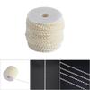 30m/roll 5mm Artificial Pearl DIY Ornaments Beads Curtain Wedding/Festival Party Decor Beige
