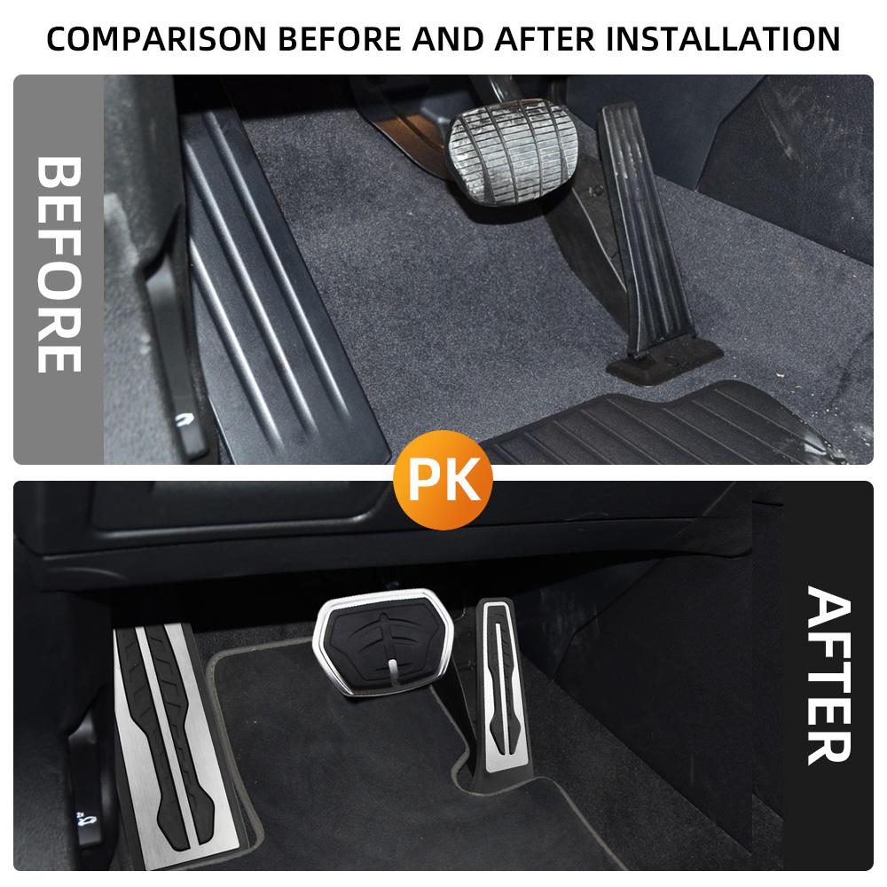 Car Pedal Protective Cover for BMW X1 F48 X2 F39 2016-2025 Gas Fuel Brake Footrest Pedals Pads Protector LHD AT Accessories