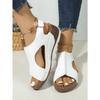 Women's Summer New Large-size Sandals Car Stitched Breathable Sandals