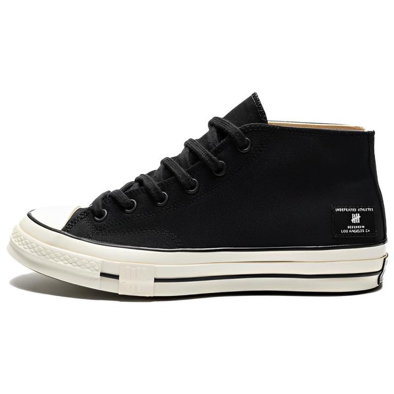 

UNDEFEATED x Converse Chuck 70 Mid Стильные и удобные эспадрильи-миды Унисекс Черно-белые 42.5