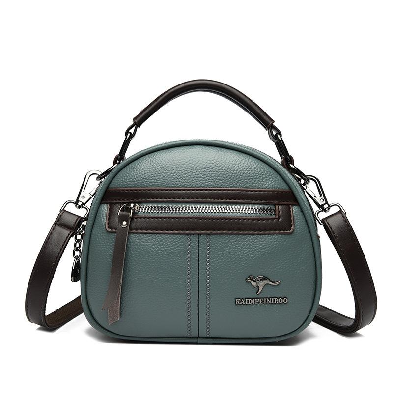Multi-layered Women's Bag, Middle-aged Mother Bag, Cross-body Bag, Single-shoulder Handbag