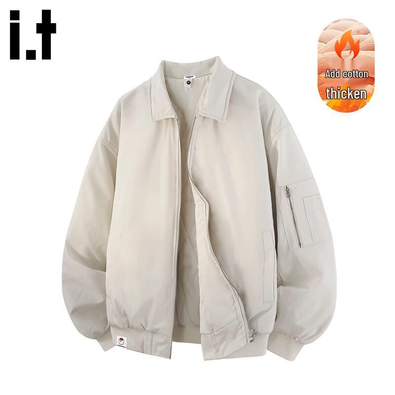 CHOCOOLATEit Men s American Casual Lapel Thickened Workwear Winter Jacket 3XL