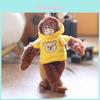 Plush Monkey Keychain With Soft Cotton Filling For Kids And Collectors