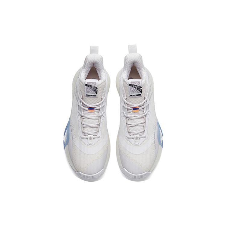 New Anta Bubble Bomb Anti Slip Wear Resistant Low Top Basketball Shoes Ivory White 112211603Q-3