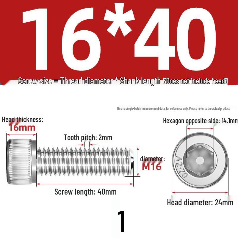 304 Stainless Steel Hex Socket Cap Screw with Extended Thread