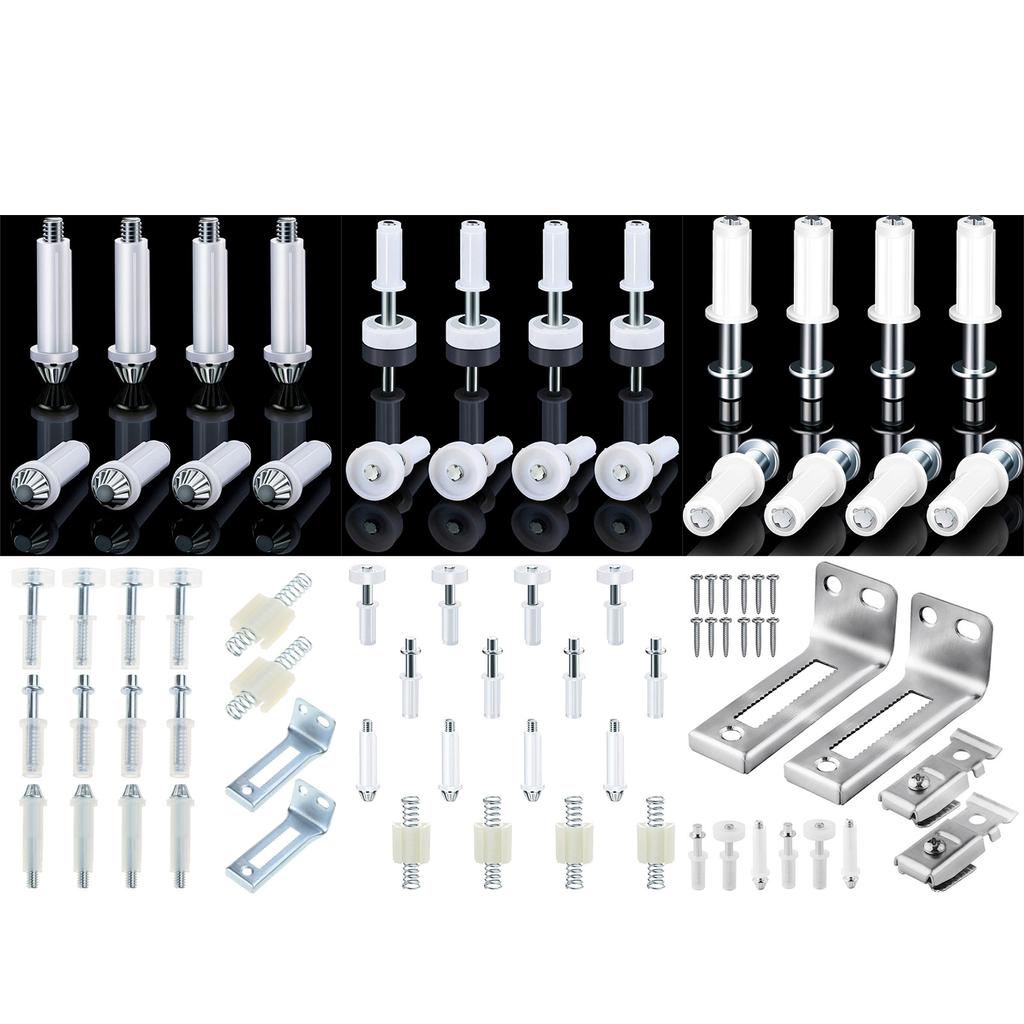 Door Hardware Repair Kit Bi-Fold Door Hinges Stainless Steel Top Pivots Bi-Fold Door Hardware Repair Replacement Kit