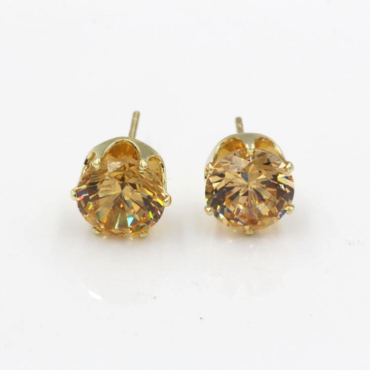E0110 Korean Style Creative Imitation Zircon Stud Earrings for Women