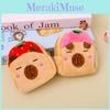Plush Fruit Capybara Coin Purse Headphone Data Cable Storage Bag Gift Pendant