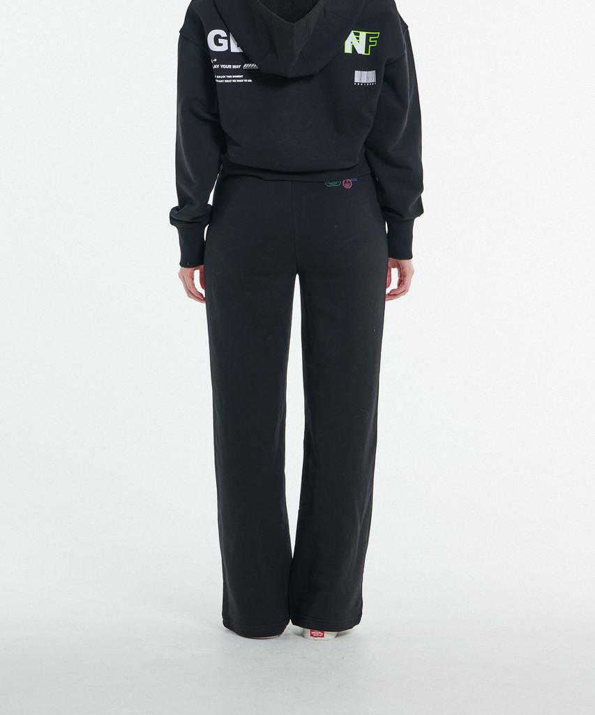 Gesison Signature Wide Sweatpants Women_Black