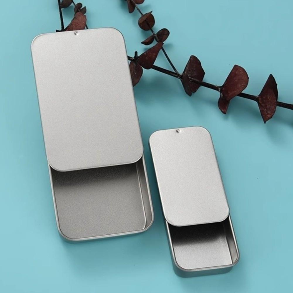 Small Size Push-Pull Tin Box Multi Size Mini Iron Box Sliding Lid Tin Box  Jewelry Storage
