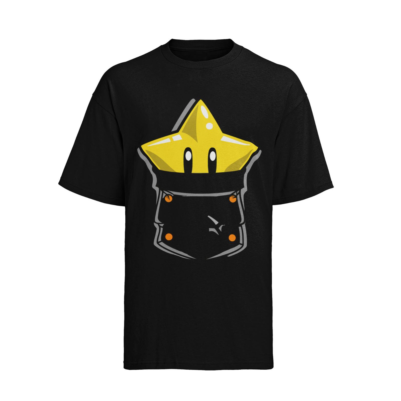 

Kawaii Stern mario Retro hame T-Shirt Mens Womens Tees Top Herren S