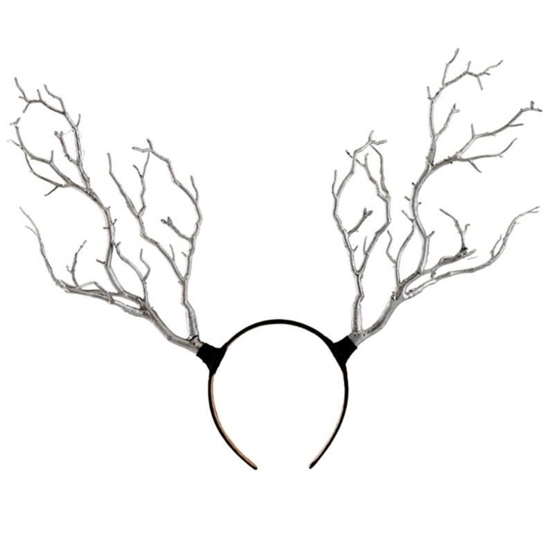 Bloody Branch Handmade Gothic Witch Bloody Headbands Hair Hoop for Live Shows