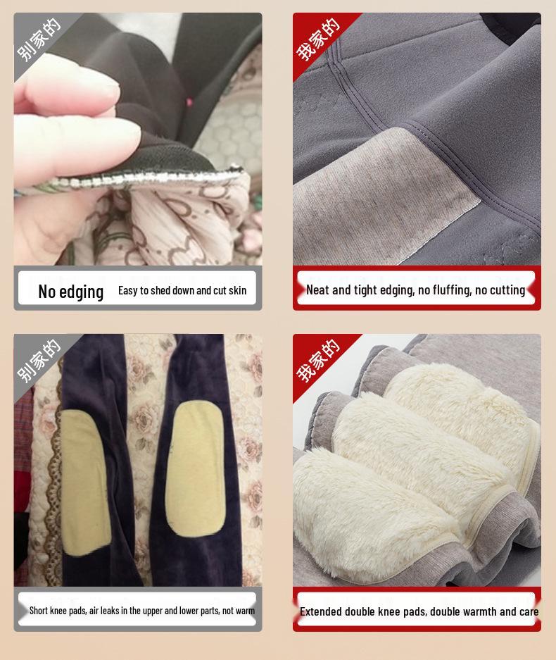 High-Waisted Fleece-Lined Women's Thermal Slimming Pants for Winter