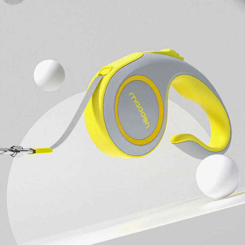 

Dog Cat Leash Necklace Harness Automatic rope yellow