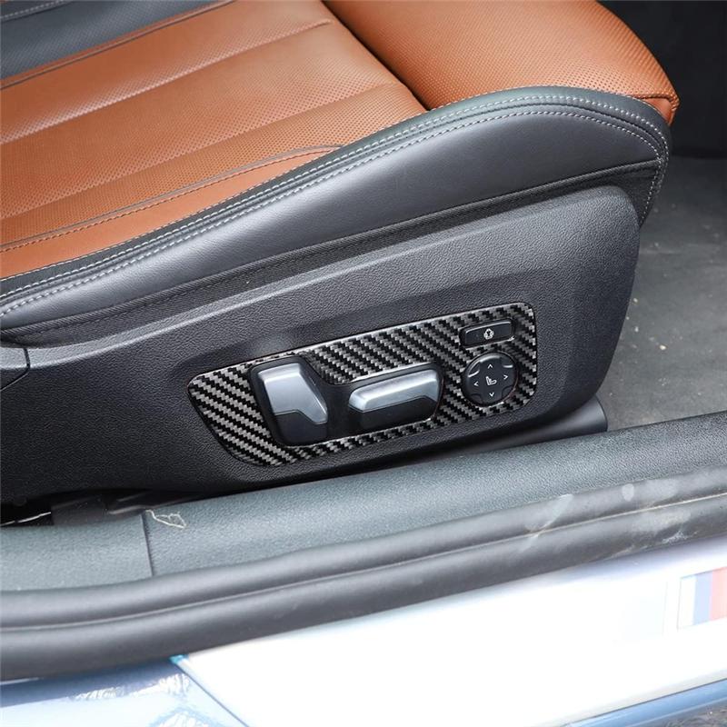 ABLZ-Carbon Fiber Trim Sticker Cover For BMW 8 Series G14 G15 G16 - Car Seat Adjusting Switch Panel Accessories