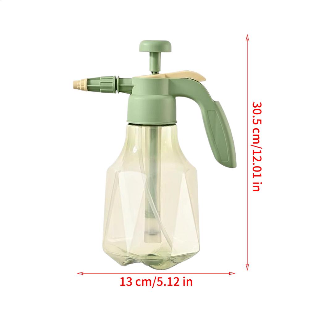 Watering Spray Adjustable Spray Bottle 1.5L Pump Pressure Leak-Proof Handheld  Plastic Watering Can for Home Garden Plants Clean